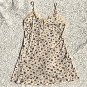 Ribbed Yellow Lace Victoria’s Secret Dress